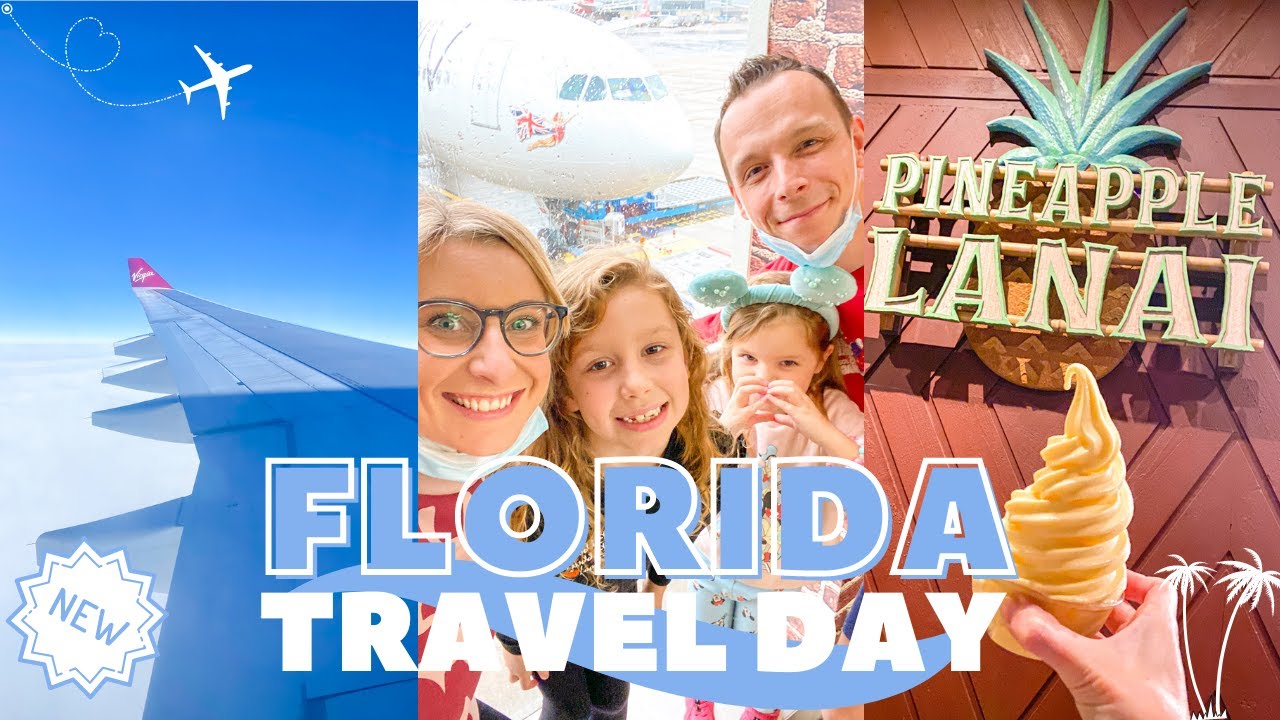 FLORIDA TRAVEL DAY!! 🏰🐭✈️ flying with virgin to Orlando & a dream resort 🌺 Jan '22