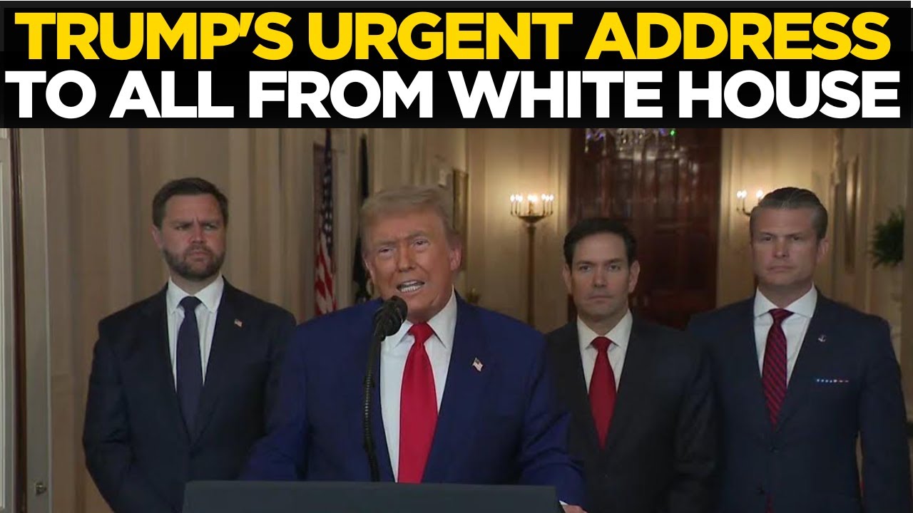 Trump LIVE: US President Donald Trump Urgent Address To The World | White House | Russia | China