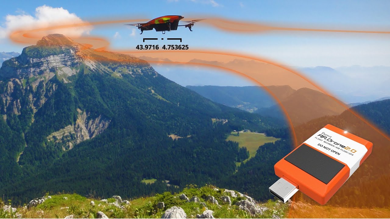 AR.Drone 2.0 Flight Recorder GPS (CES 2013 Preview)