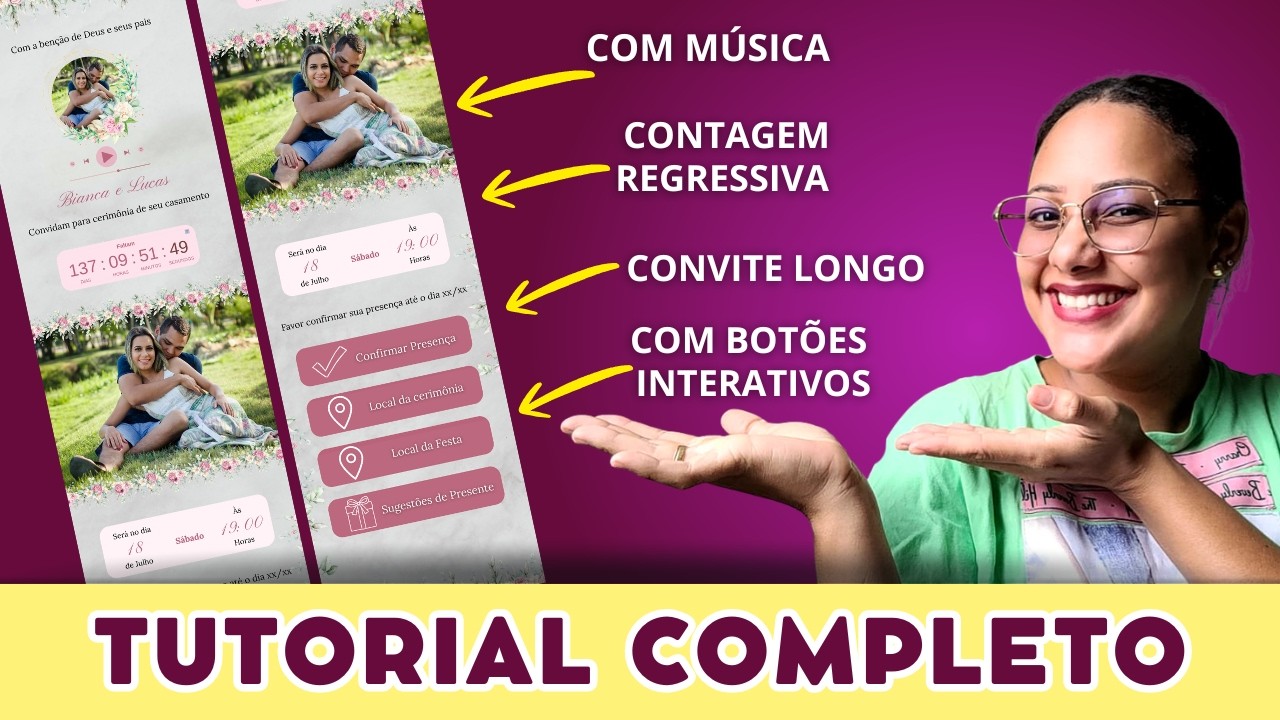 Como fazer um convite de casamento infinito no Canva