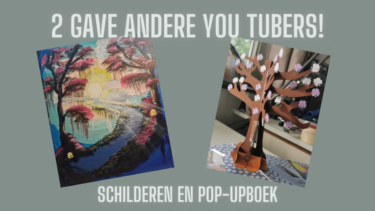 Yoni art en Tanu creative: Schilderen en pop up boek maken