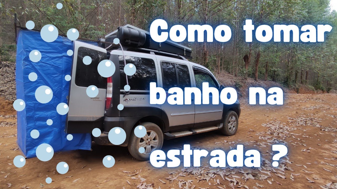 Como vai ser o banho no Doblò motorhome???
