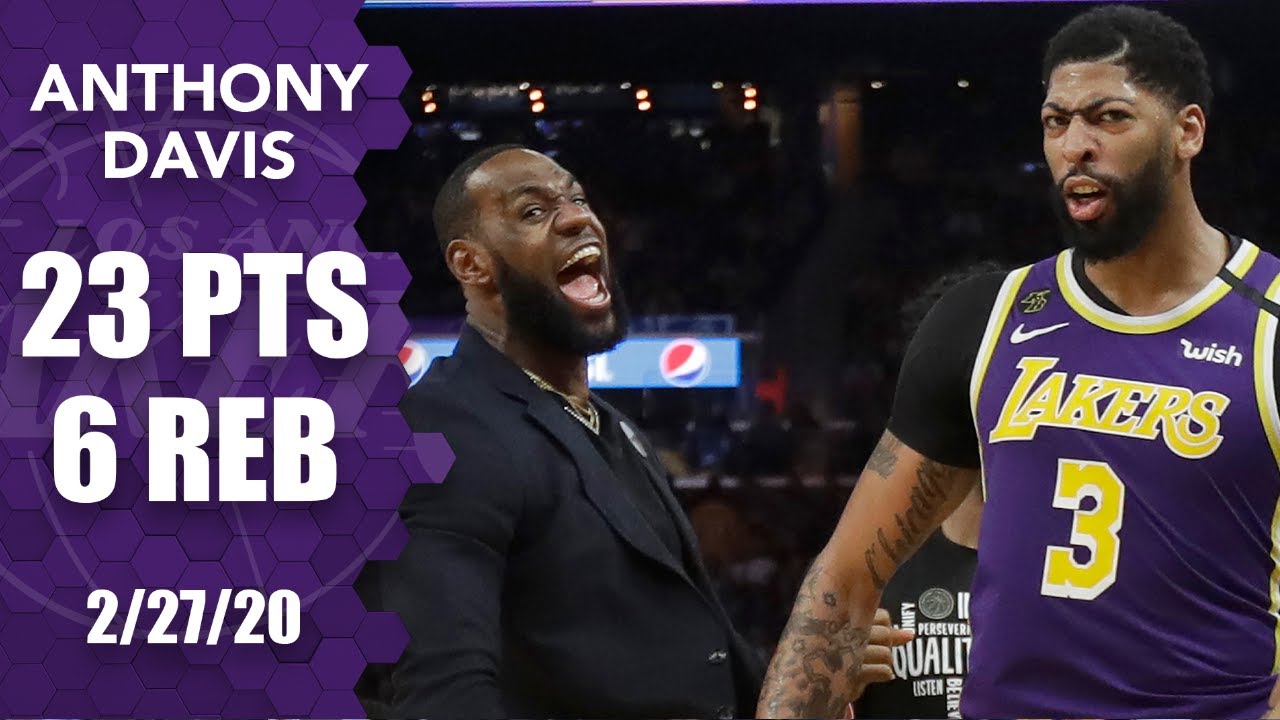 Anthony Davis charges the Lakers without LeBron vs. the Warriors | 2019-20 NBA Highlights