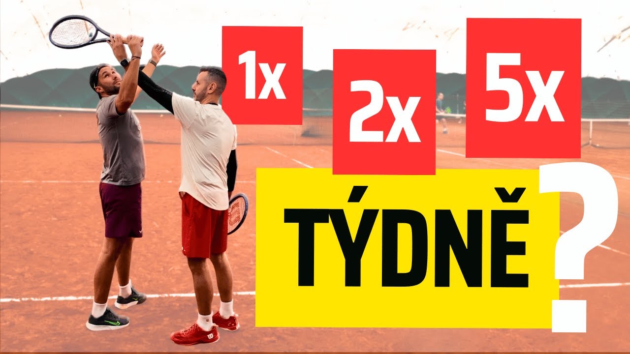 MÉNĚ tréninku, LEPŠÍ tenis? Jde to a jak na to
