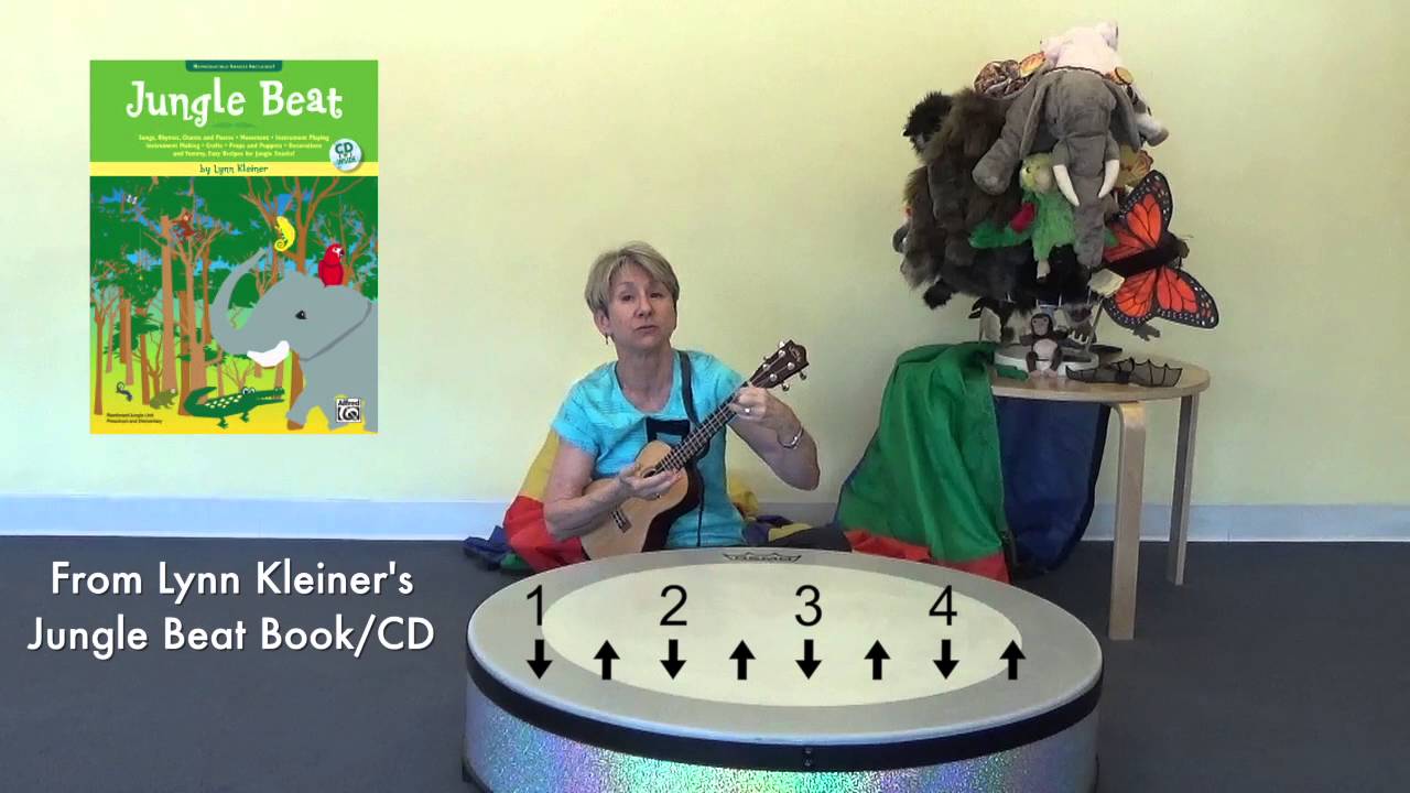 The Lion Sleeps Tonight- Uke, Gathering Drum, Parachute, Orff by Lynn Kleiner