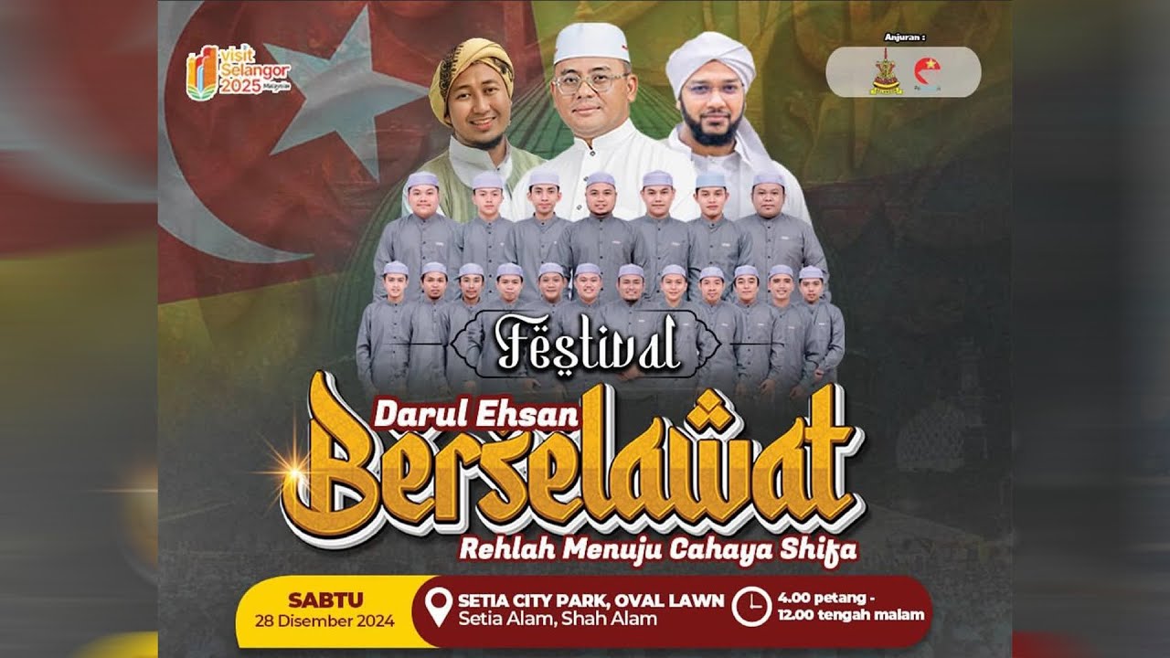 LIVE DARUL EHSAN BERSHOLAWAT BERSAMA MAJLIS SYUBBANUL MUSLIMIN