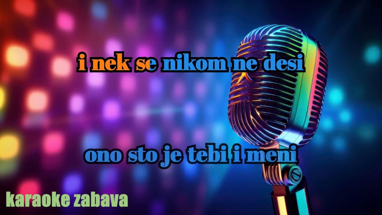Pozeli srecu drugima - 🎤🎶🎤 - Lepa Brena - *KARAOKE*
