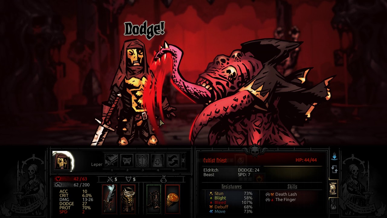 문둥맨으로 가장 어두운 던전 1층 솔플 / SOLO Leper vs DD 1