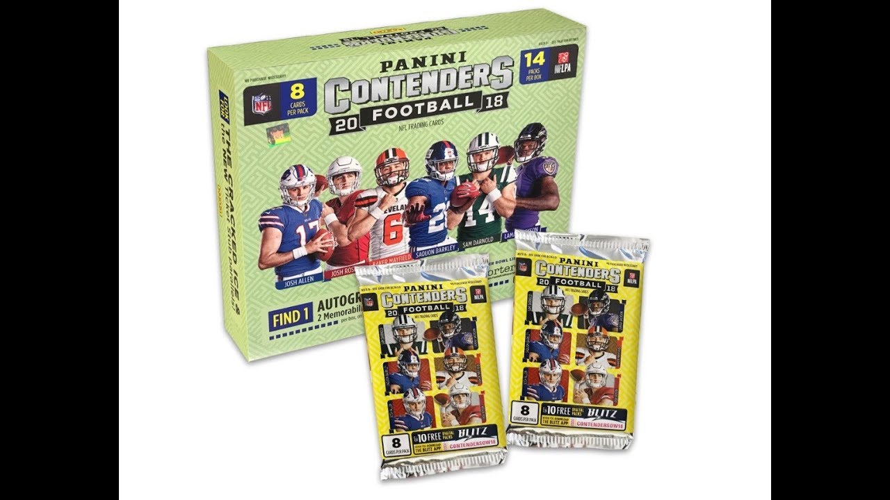 2018 Panini Contenders Football Large Retail Box 2 of 2