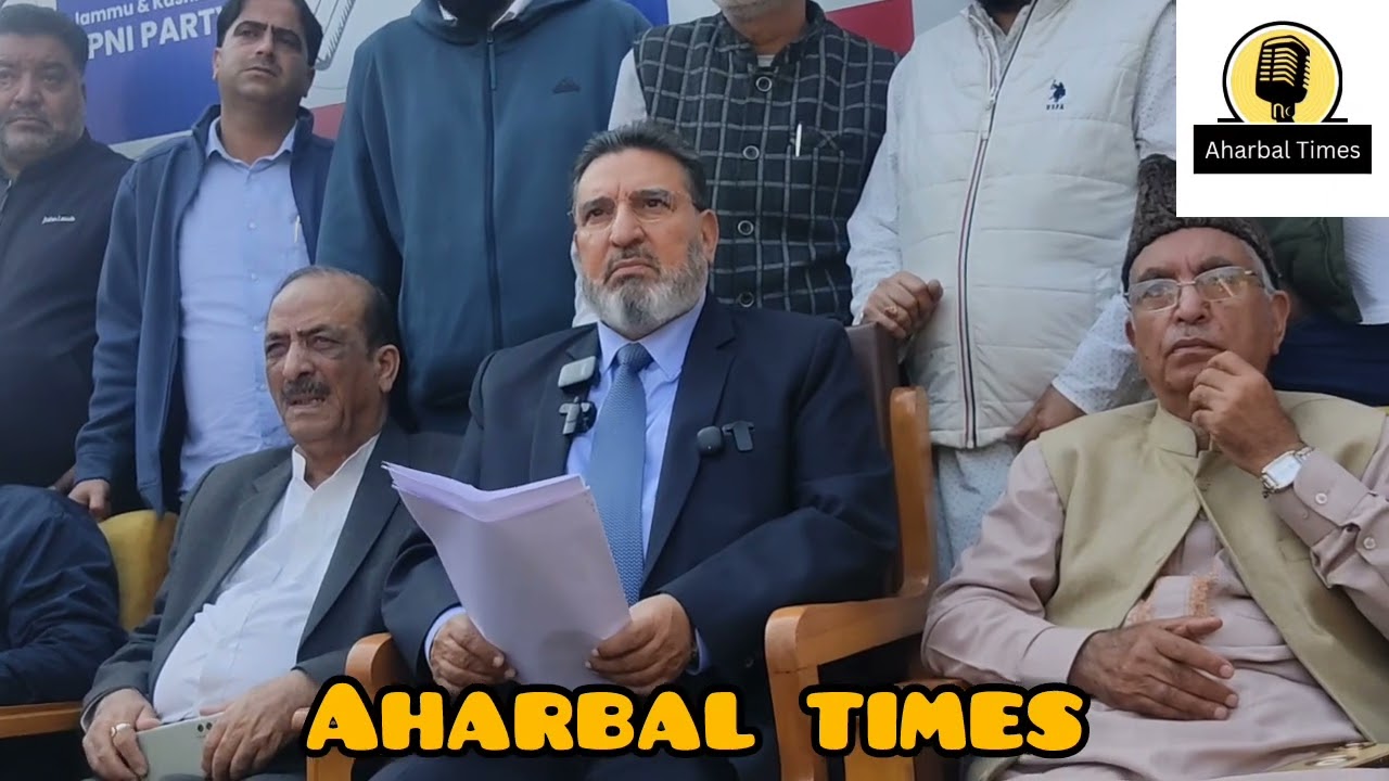 Press conference By Apni Party President Altaf Bukhari#ApniParty #AltafBukhari #JammuKashmir