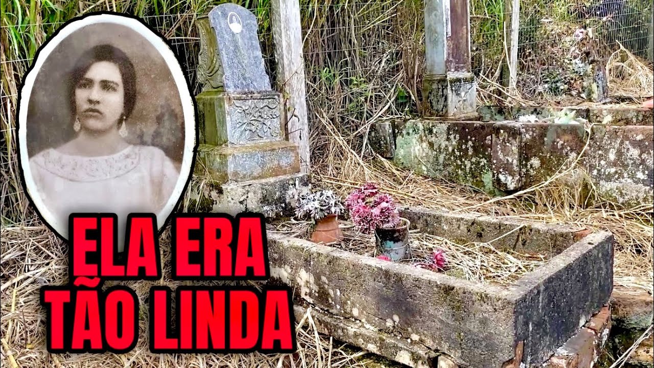 A MOÇA QUE FOI ESQUECIDA NESSE CEMITÉRIO ANTIGO! Muito triste