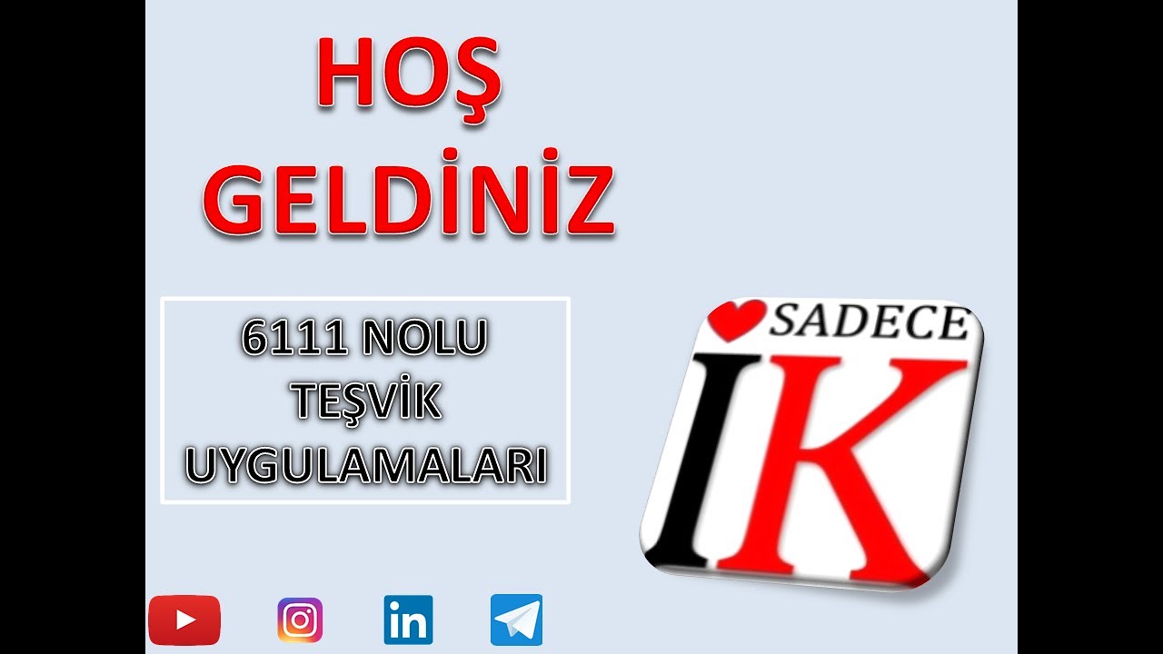 6111 Nolu Teşvik nedir? Şartları Nelerdir? Nasıl Kontrol Edilir? Tanımlaması Nasıl Yapılır?