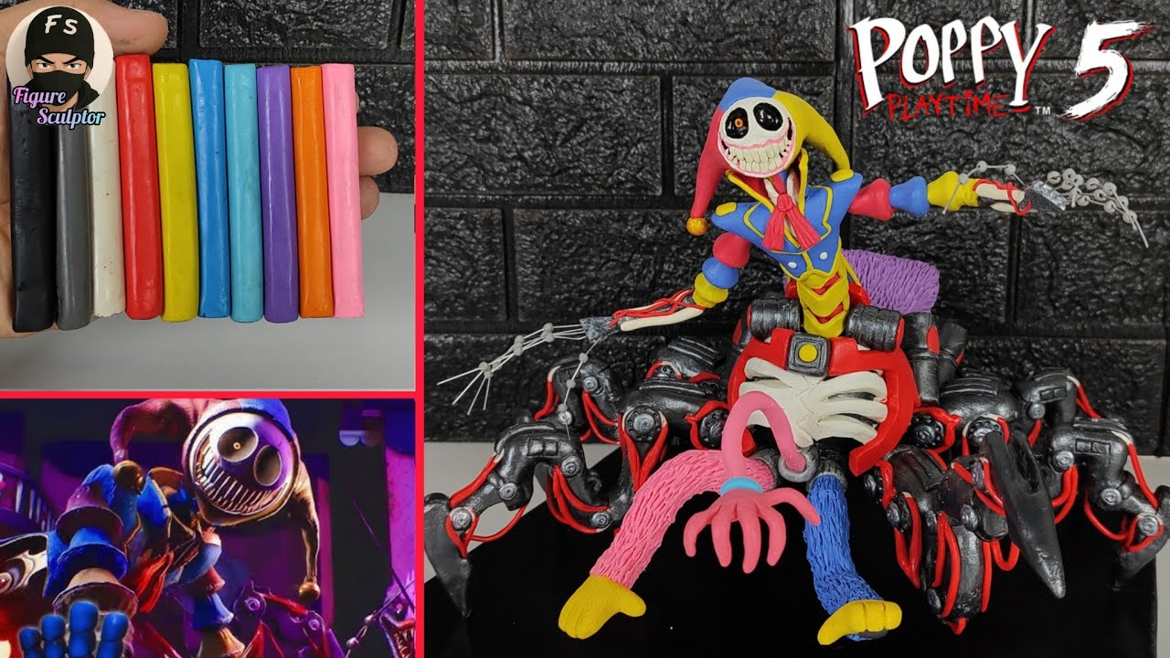 Como Hacer al PROTOTIPO o 1006 🃏🕷️ en Plastilina || Poppy Playtime Chapter 5 🏭 || Figure Sculptor 🖌️