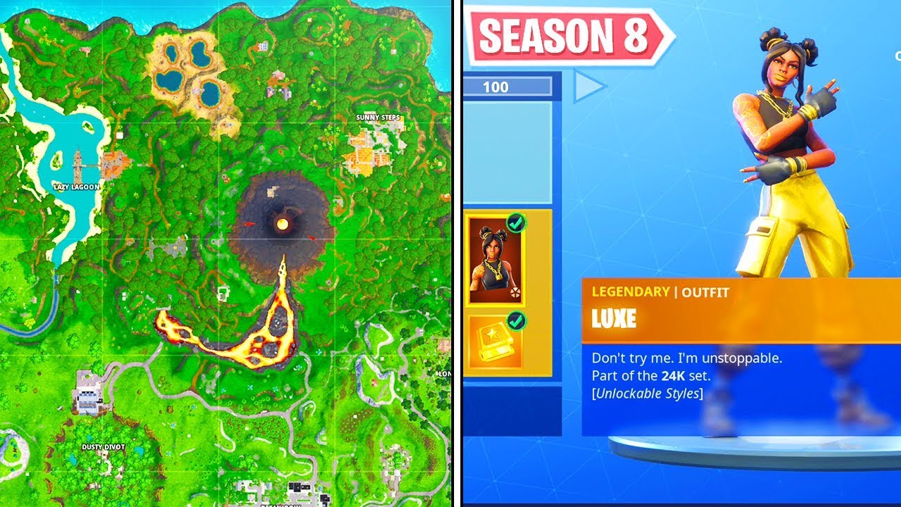 *NEW* SEASON 8 BATTLE PASS SKINS in Fortnite! (Tier 100 Skin Unlocked)