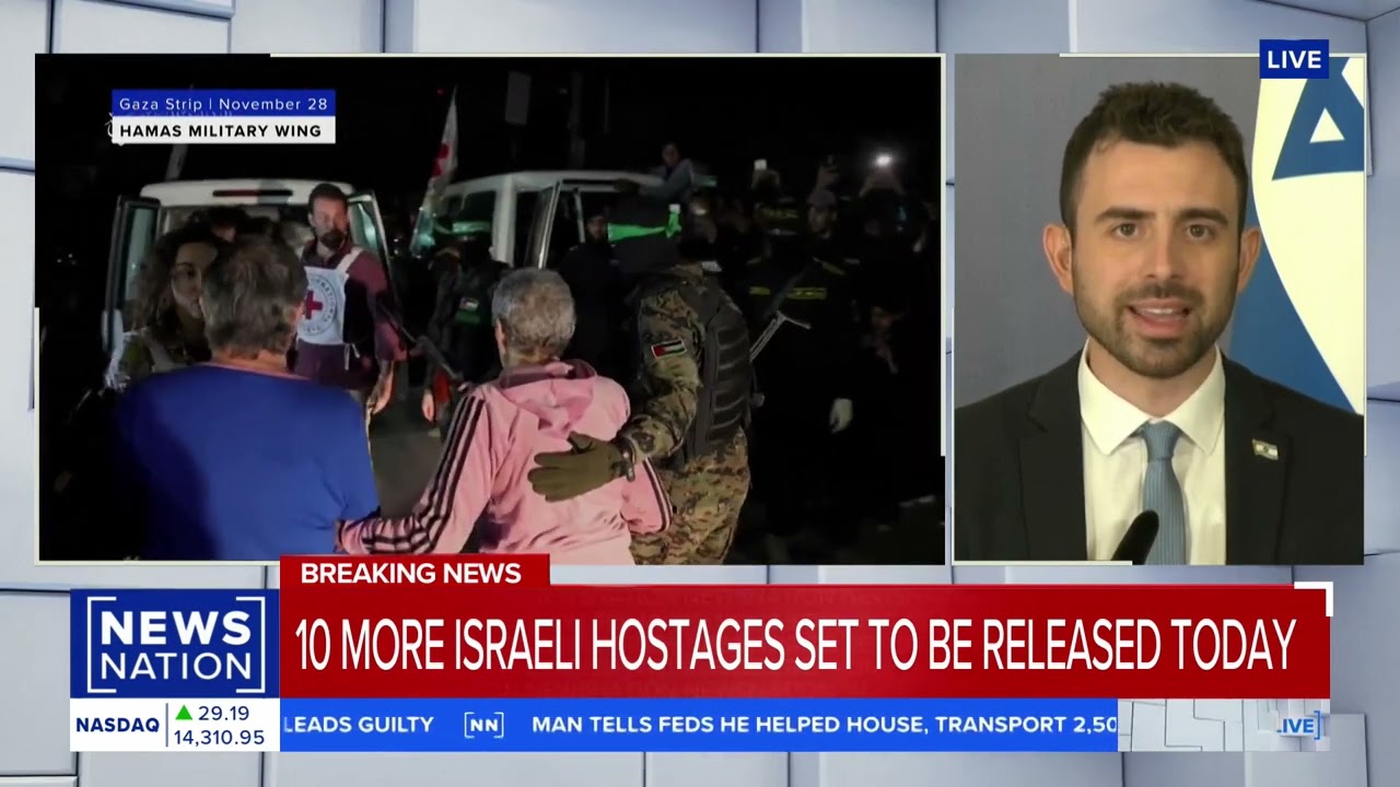 Eylon Levy on News Nation (29 Nov. 2023)