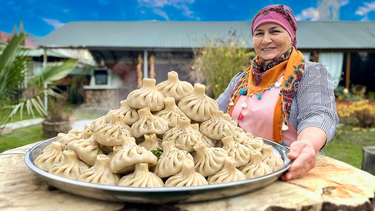 Traditional Homemade Beef Khinkali — Juicy Dumplings You Must Try