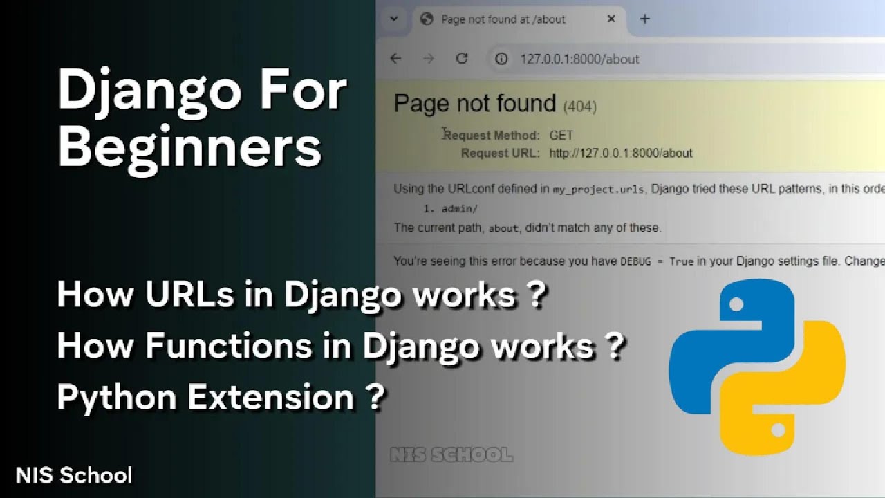 Understanding Django URLs | How URL Routing and Functions Work | Python Extension Installation