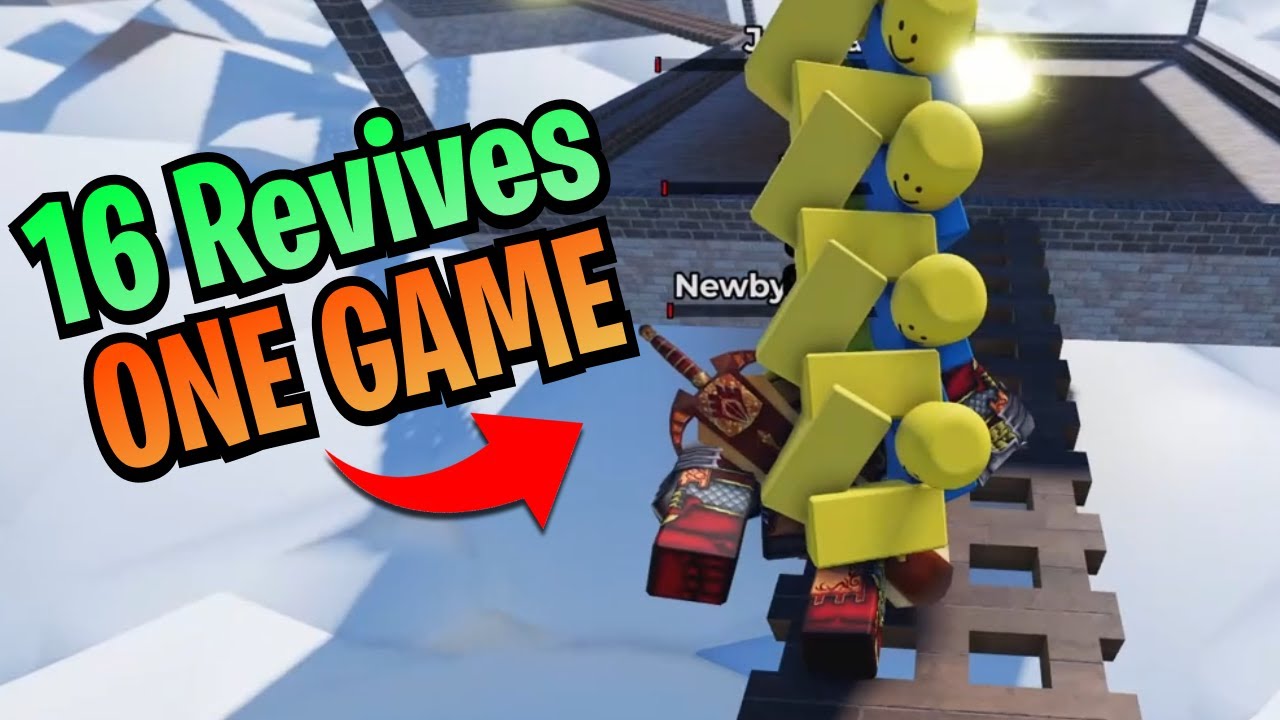 [WR] 16 REVIVES IN ONE GAME | Roblox No More Time