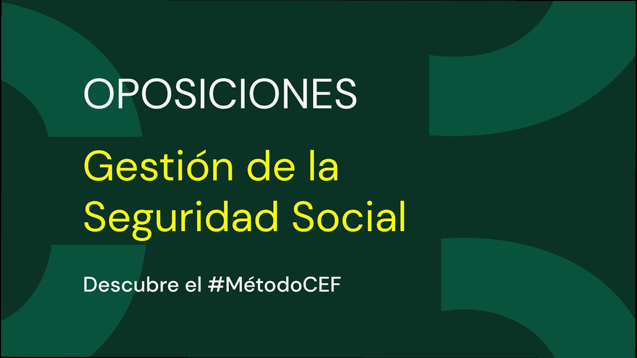 Entrevistas CEF.- Oposiciones - Gestión de la Seguridad Social