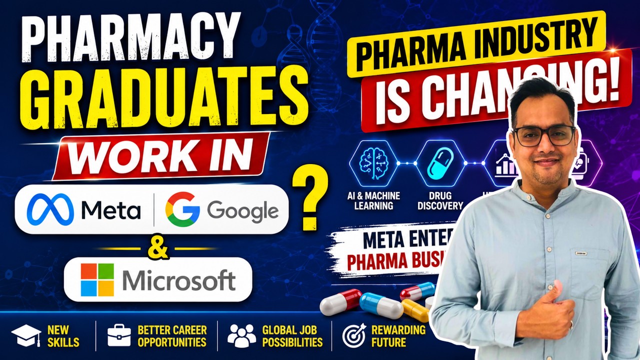 Pharmacy Graduates Work in Meta & Google? Pharma Industry is Changing | Rajesh Vagh - Pharma Podcast