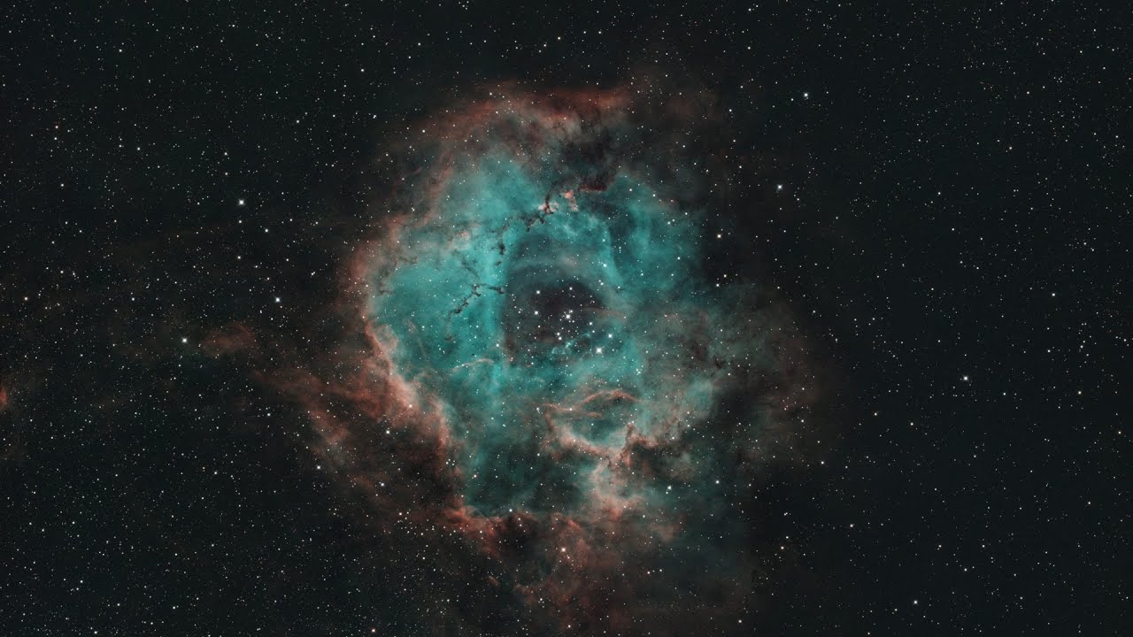 Astrophotography / Caldwell 49 (Rosette nebula) quick and easy with OSC camera in Hb SII