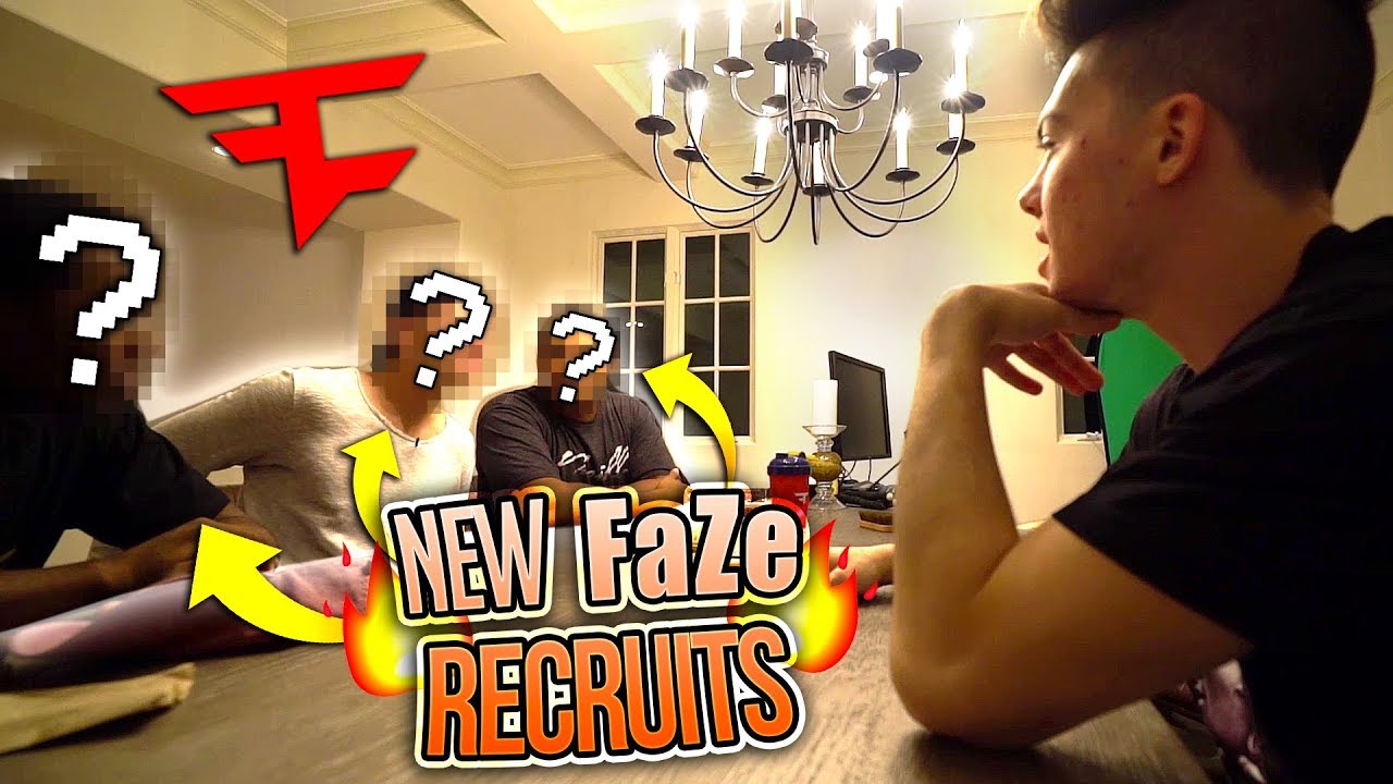 THE NEWEST FAZE HOUSE MEMBERS...