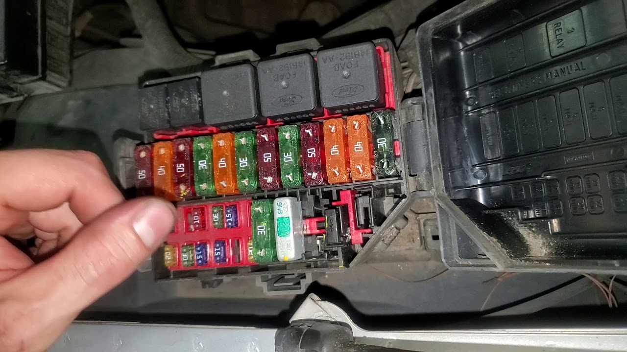 Town Car/ Crown Vic AC Fuses and Relays