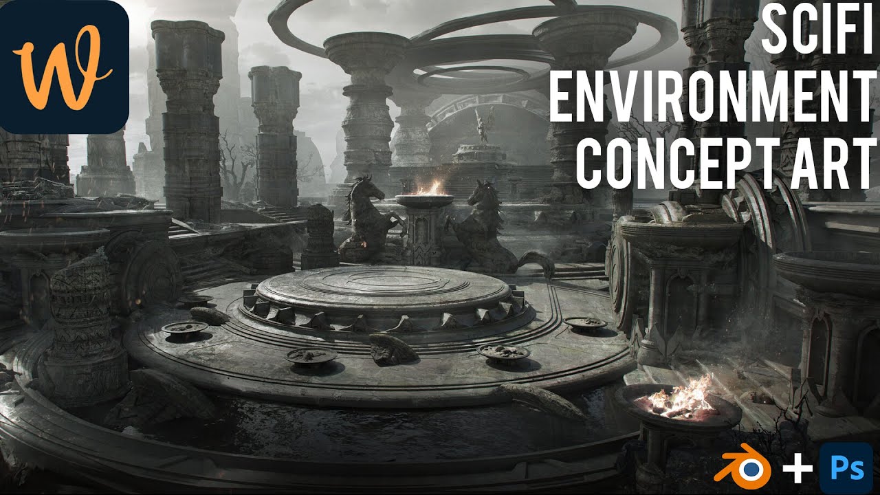 Scifi Environment Concept Art Course Review- Wingfox