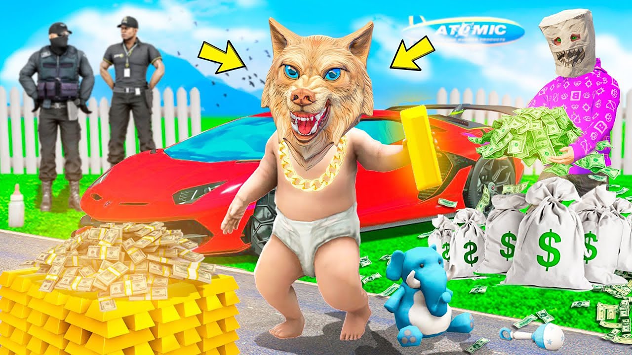 ME CONVERT&Iacute; EN UN NI&Ntilde;O MILLONARIO POR 24 HORAS EN GTA 5 ONLINE ! DESAFIOS EN GTA 5 ONLINE