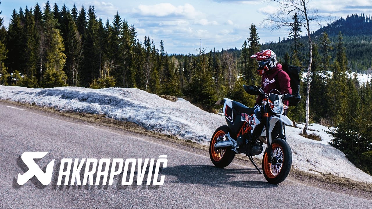 KTM SMC 690 R -- Akrapovic Exhaust! (No DB-Killer) - REV LIMITER!