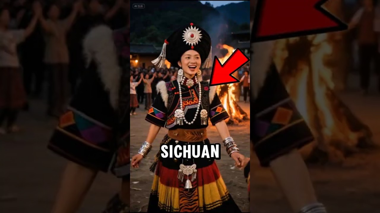 🔥China's Fiery Torch Festival 2025 | Yi Culture Lights Up Liangshan!