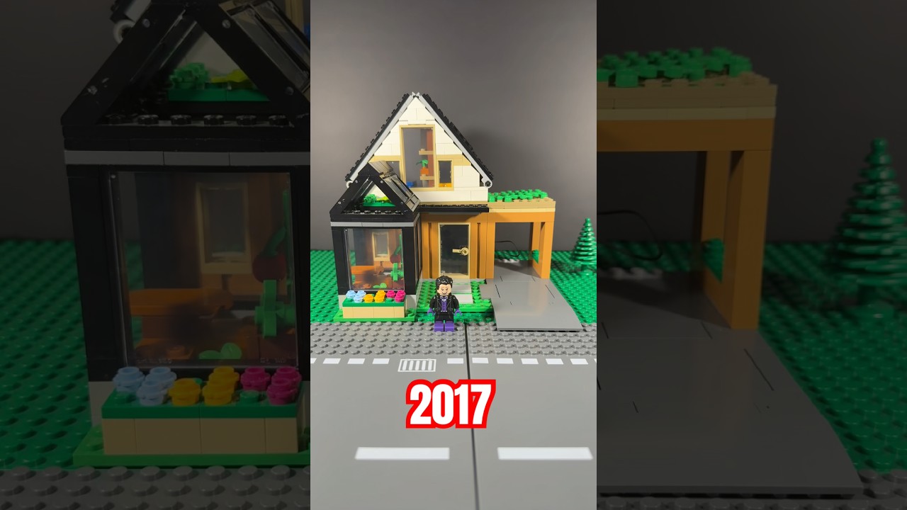 A LEGO House Through Time!🏡 (2017-2037)