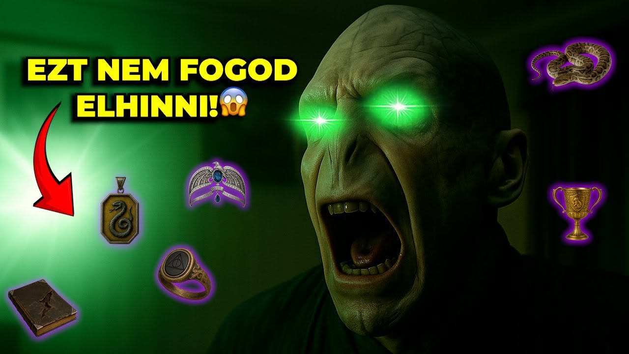 A Sötét Titok Voldemort Horcruxai mögött - Te tudtad ezt?😱