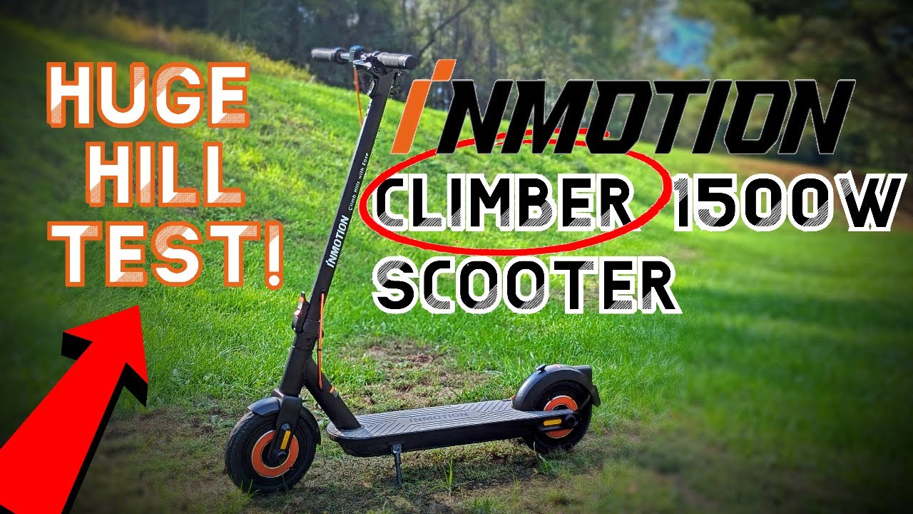INMOTION Climber Electric Scooter Review | Hill Test