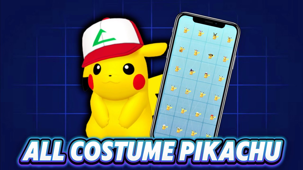All Costume PIKACHU in Pokémon GO