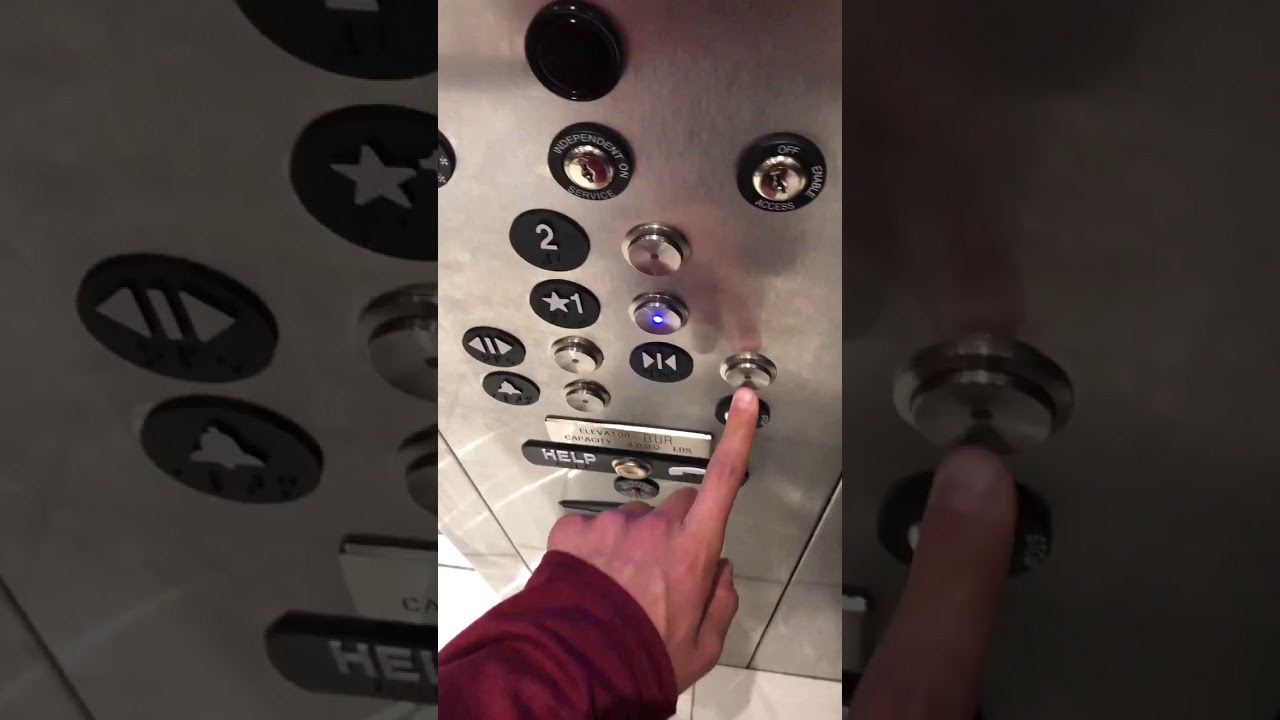 Thyssenkrupp Elevator Ride @ Burlington Co. Factory @ The Outlets At The Bergen Town Center