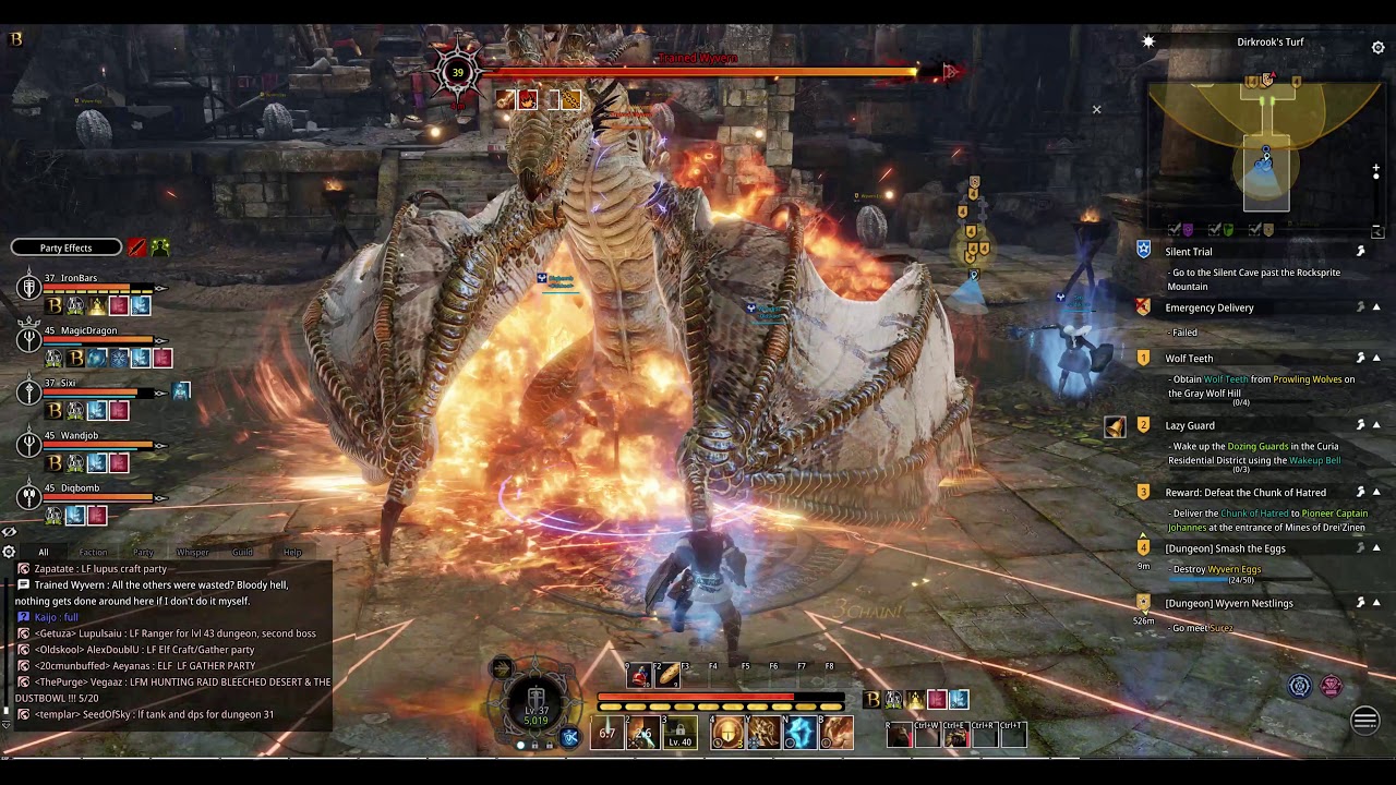 Bless online. Kobold Hideout. level 37 dungeon in 4K.