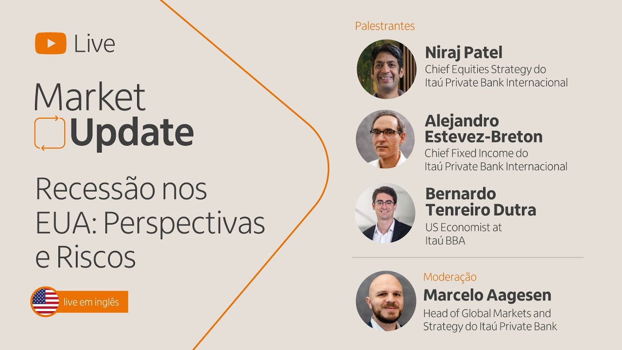 Market Update - Recessão nos EUA: Perspectivas e Riscos | Itaú Private Bank