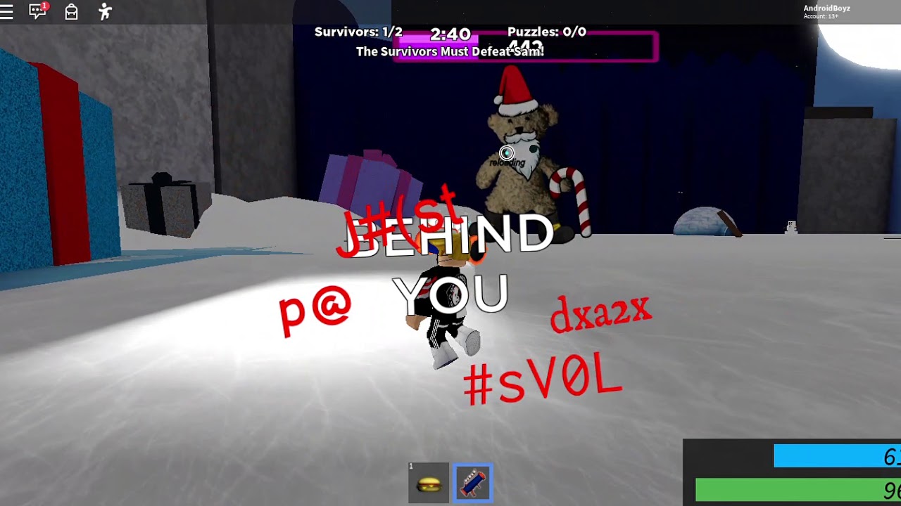 Roblox BEAR: SOLOING SAM (CHRISTMAS BOSS EVENT)
