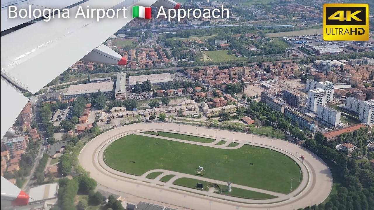 [4K] British Airways A320 Landing at Bologna Airport, Italy 🇮🇹