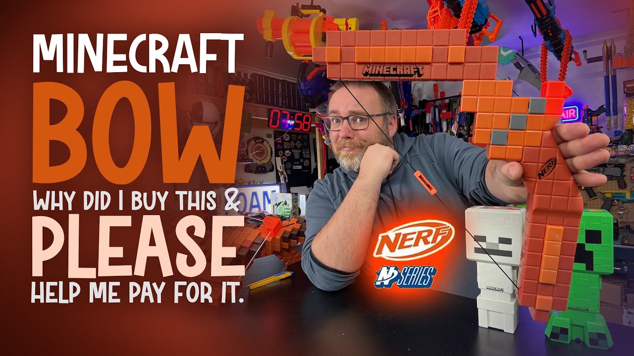 Nerf Minecraft Bow is&hellip;  not good. Latest N-Series blaster.