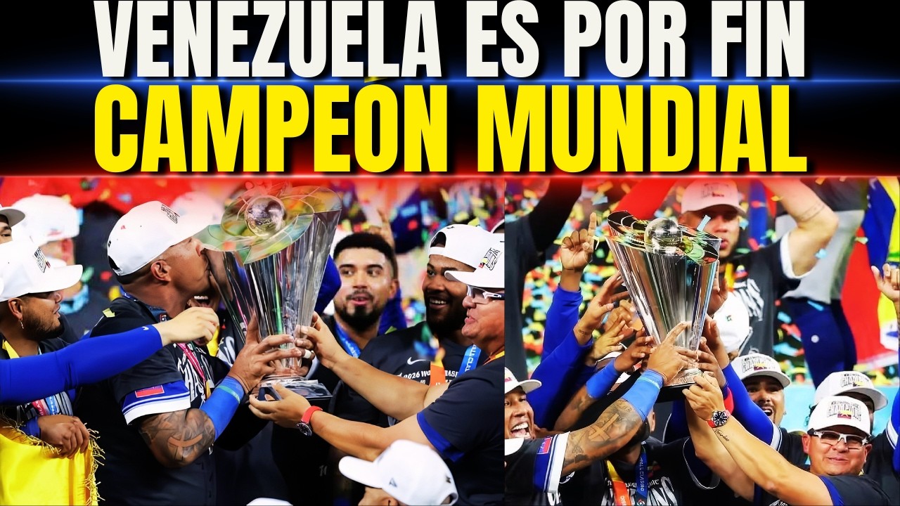 🚨VENEZUELA ¡SOMOS CAMPEONES DEL MUNDO! CELEBREMOS ESTE MOMENTO.