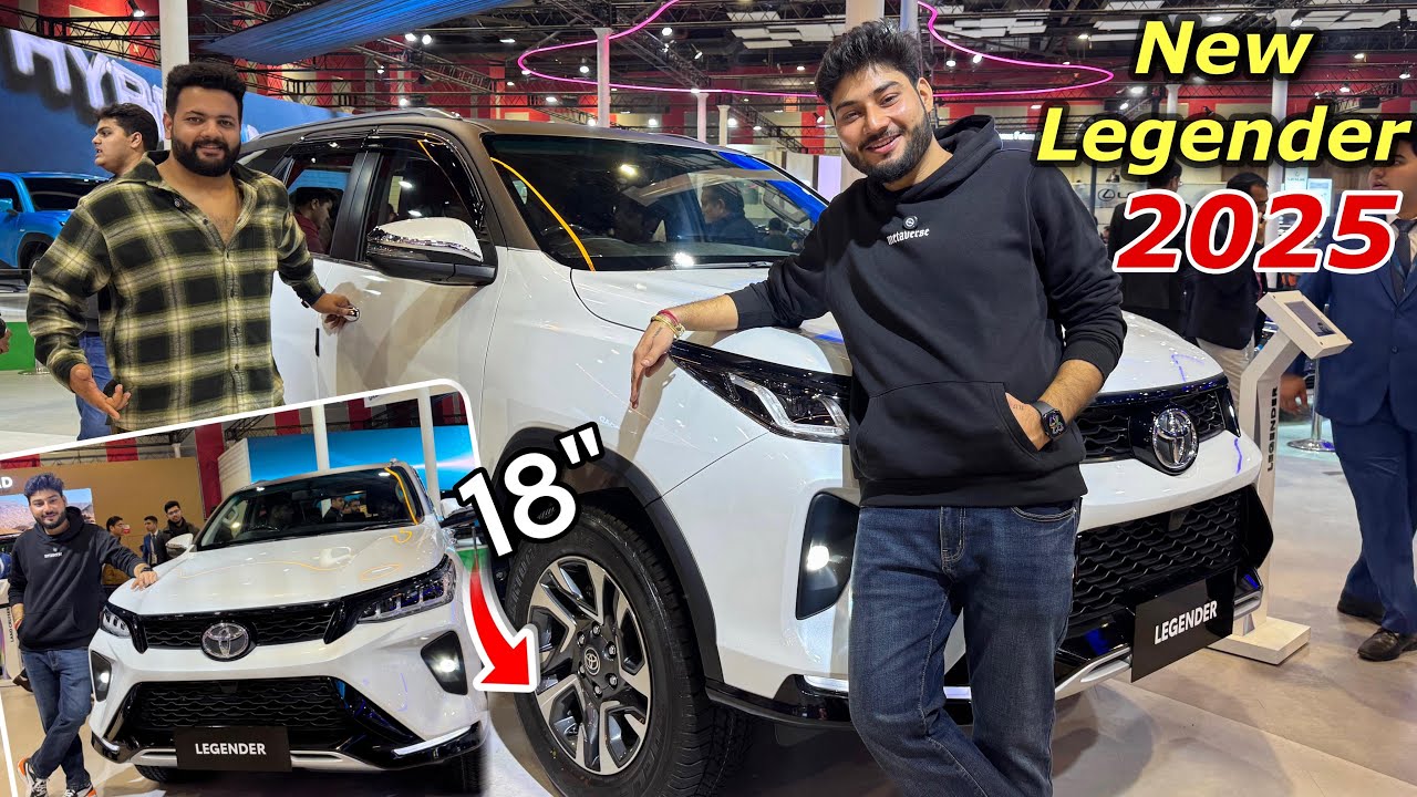 Fortuner Legender के Alloys का जुगाड़ हो गया ✅ in AUTO EXPO 2025 🇮🇳