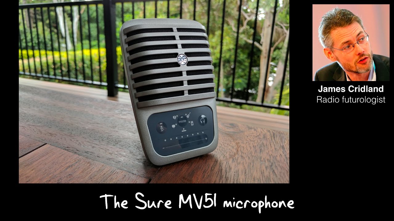Get out of the studio with a Shure USB microphone