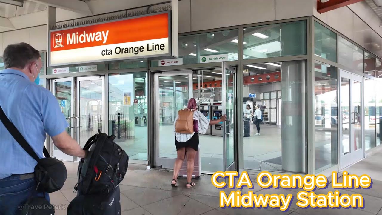Taking the CTA Orange Line from Midway Station to Roosevelt Station