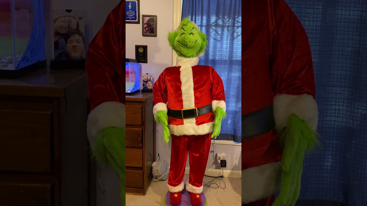 Gemmy 2004 life sized dancing grinch