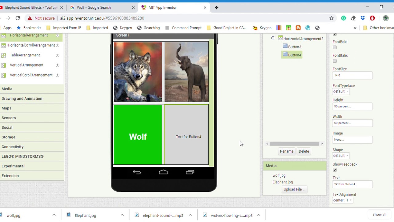 App Inventor: Layout, Picture and Sound (Unit 4)