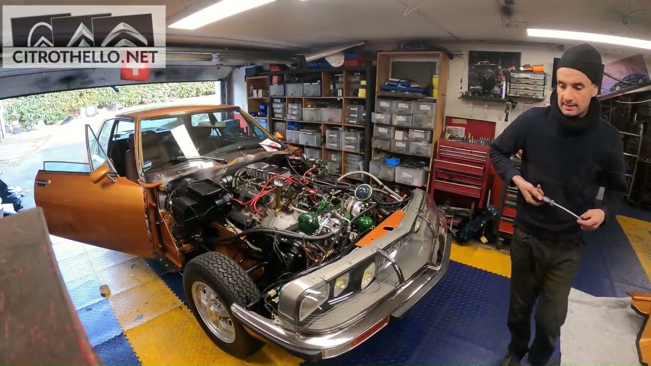 CITROEN SM 1973 MR. ELLWOOD. MECHANIC RESTORATION PART 8. OLDTIMER CARS.