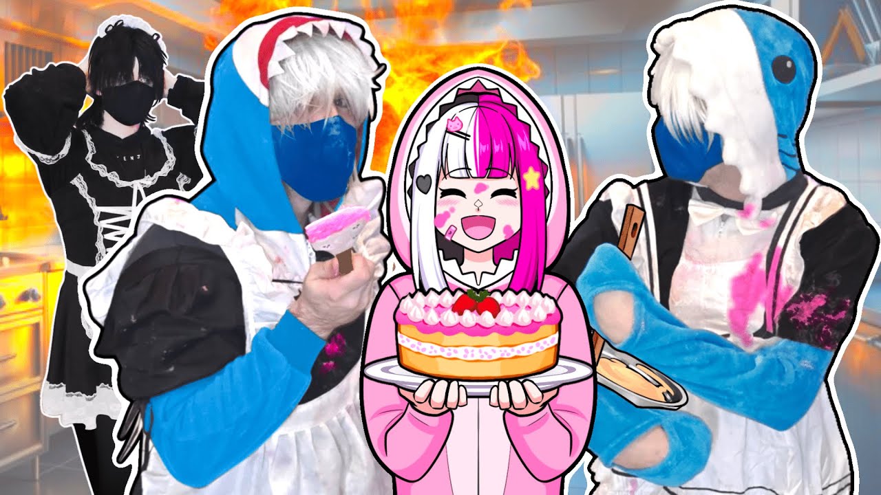 Baking a CAKE, But we are BLIND DEAF & MUTE… (messiest video ever)