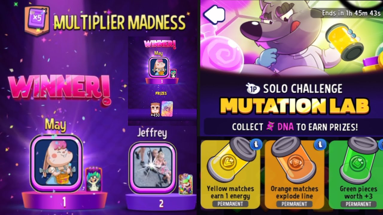 Match Masters ,3 game Winner Tournament And New Solo Challenge Free SE Boosters
